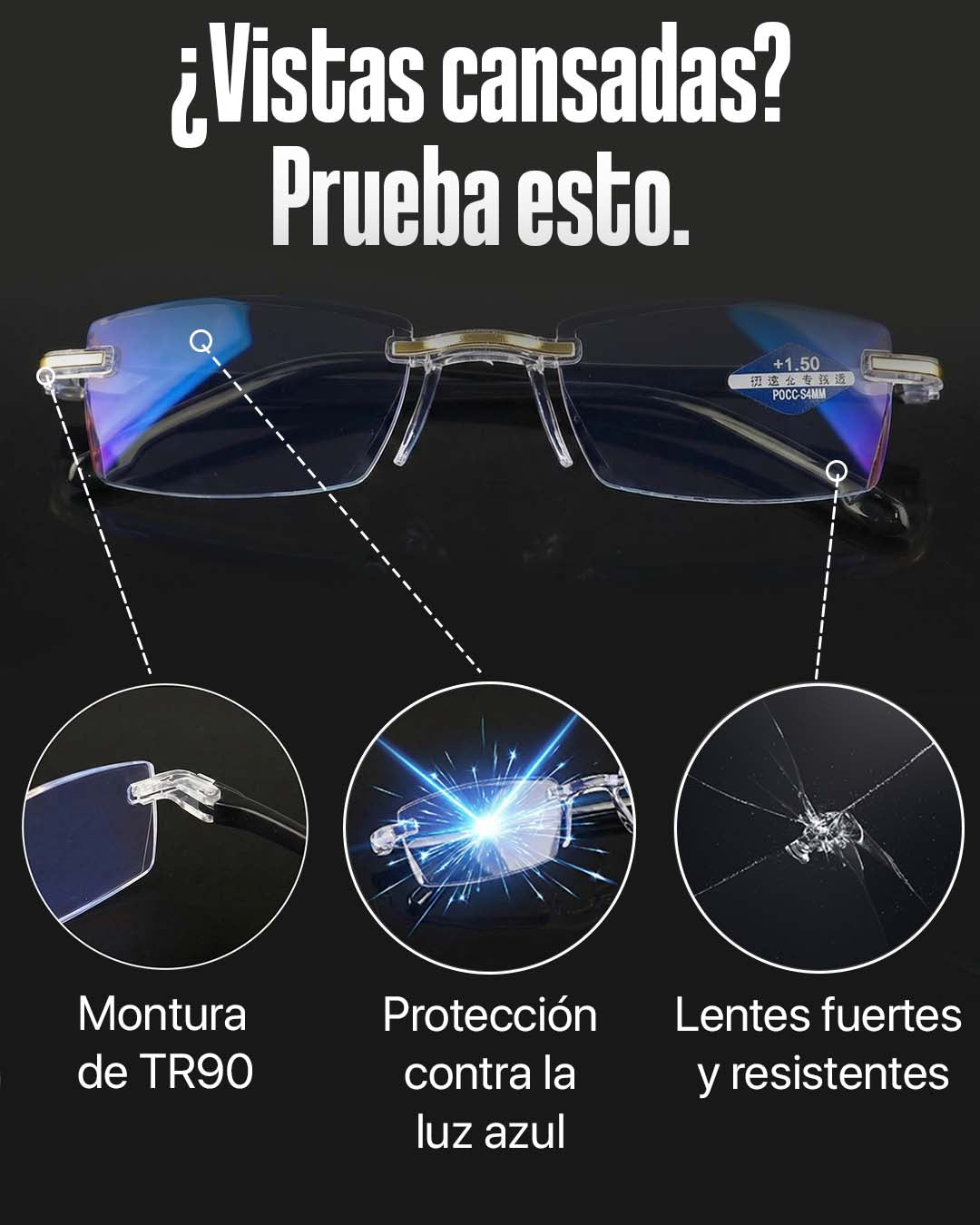 Gafas Optilux TR90-👓✨ La solución que está salvando la vista de miles