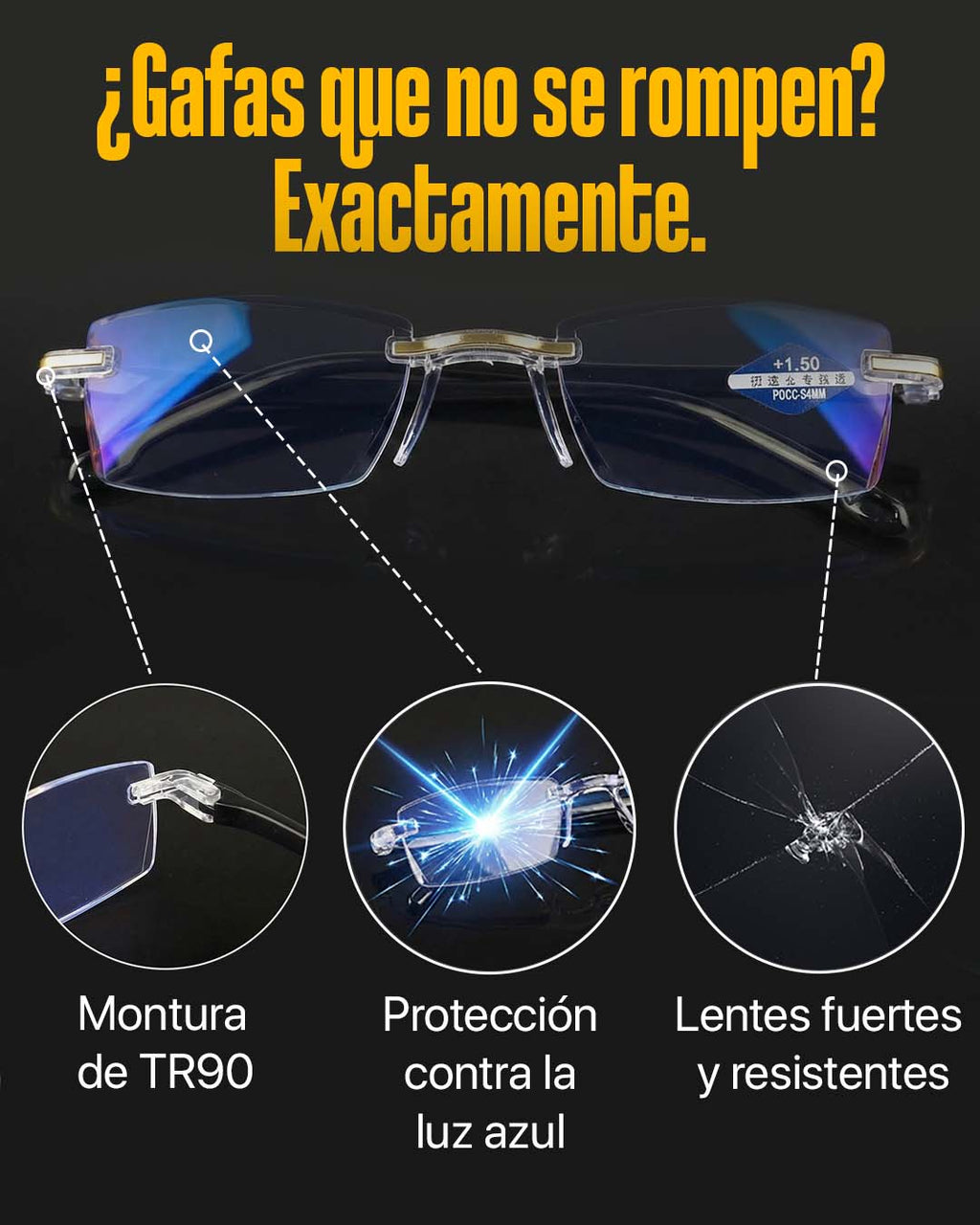 Gafas Optilux TR90-👓✨ La solución que está salvando la vista de miles