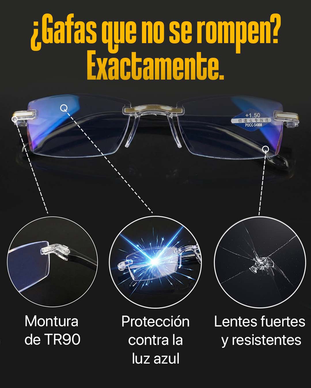Gafas Optilux TR90-👓✨ La solución que está salvando la vista de miles