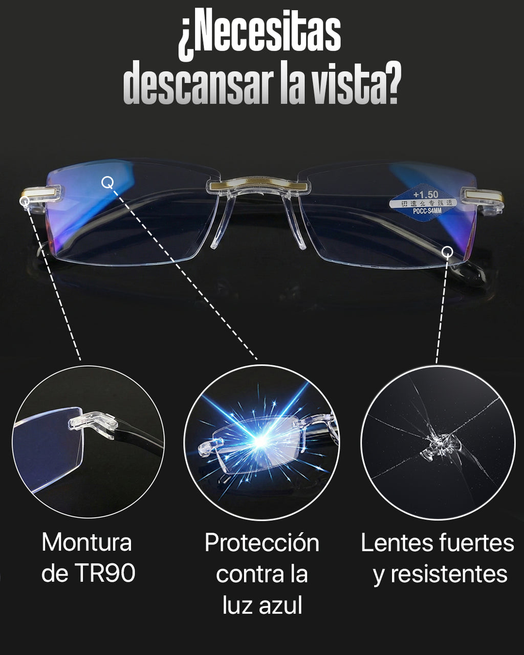 Gafas Optilux TR90-👓✨ La solución que está salvando la vista de miles